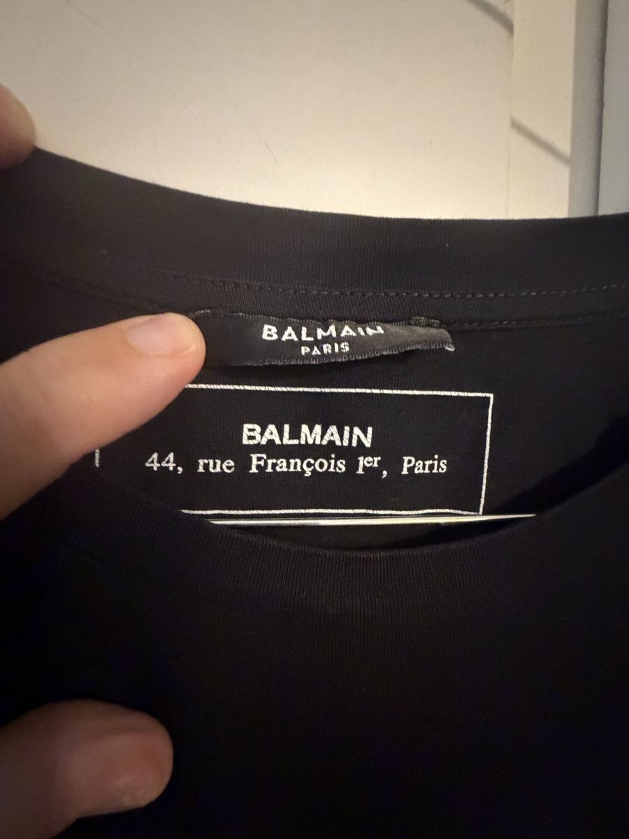 Balmain T-Shirts: Balmain T-Shirt Nero Taglia S – Gebraucht aus Lugano von can_xdd8 4