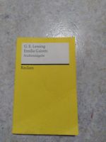 Lessing Emilia Galotti Reclam Studienausgabe guter Zustand