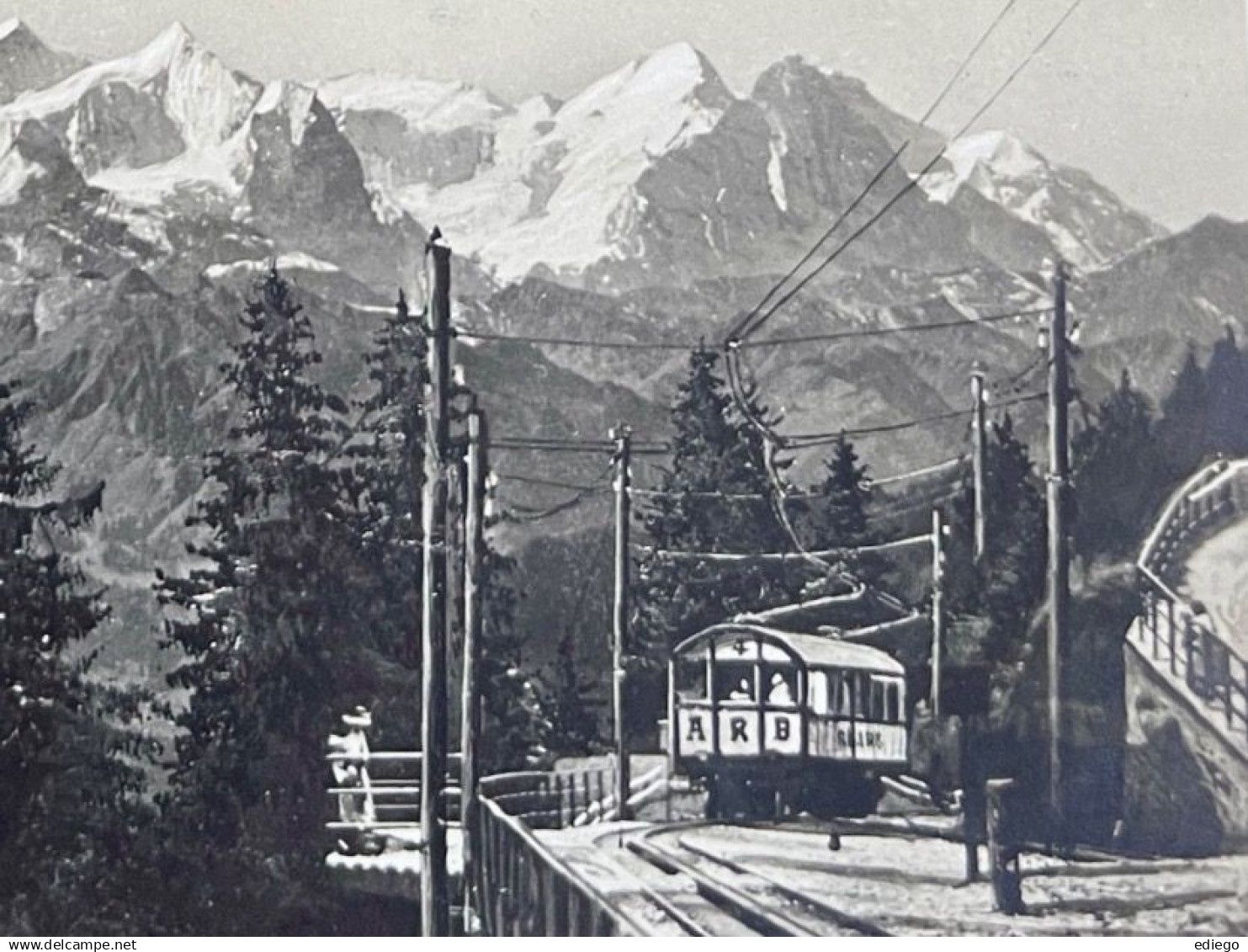 Cartoline postali: AK: Arth - Rigibahn – Usato da Lutry venduto da Ediego 1