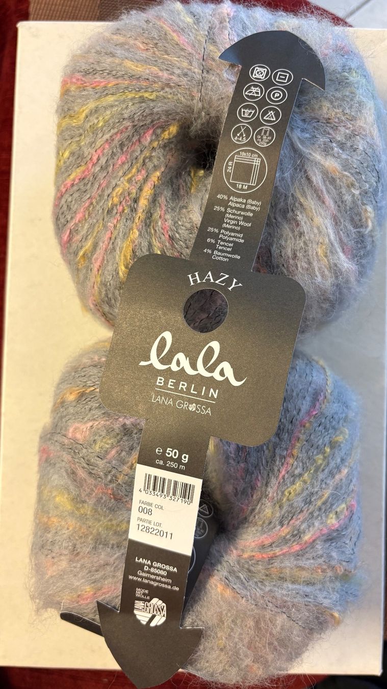 Wolle: 5Kn. LANA GROSSA HAZY Fb. 8-12822011 grau – Neu (gemäss Beschreibung) aus Jegenstorf von Wulle-Jegi