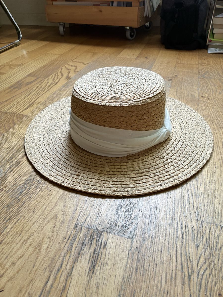 H&M Hüte, Mützen & Caps: Strohhut/Sommerhut mit weissem Band – Gebraucht aus Steinmaur von jul_6lwt