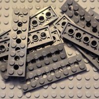 Lego 13xTechnik Platte 2x8 (3738) dunkelgrau