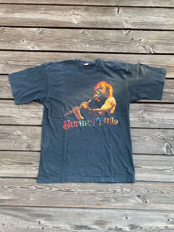 T-shirt Jethro Tull - Thick As A Brick / Aqualung, Motif Rock Progressif, Blanc