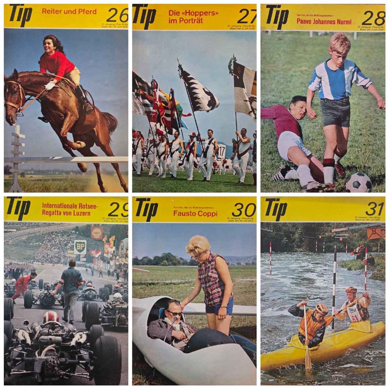 Riviste & Magazine: Schweizer Sportmagazine Tip Jahr 1968 – Usato da Däniken SO venduto da sugar-honey-pie 3