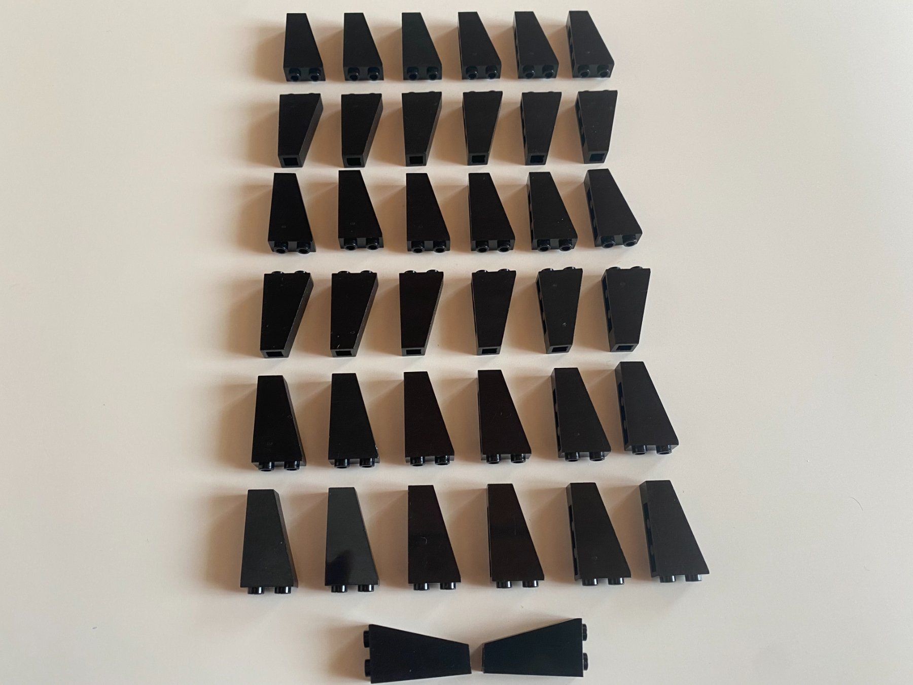 Lego Giocattoli: LEGO - NEGATIVE - SCHWARZE - SCHRÄG - STEINE – Usato da Gelterkinden venduto da ajdt4