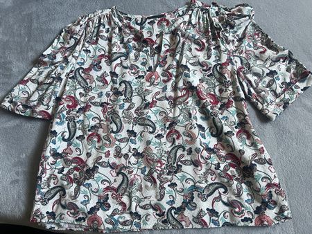 Chemise IKKS femme T.38 motif cachemire léger et frais pour 