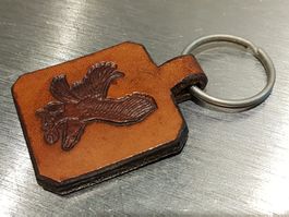 Schlüsselanhänger "Adler" aus Leder