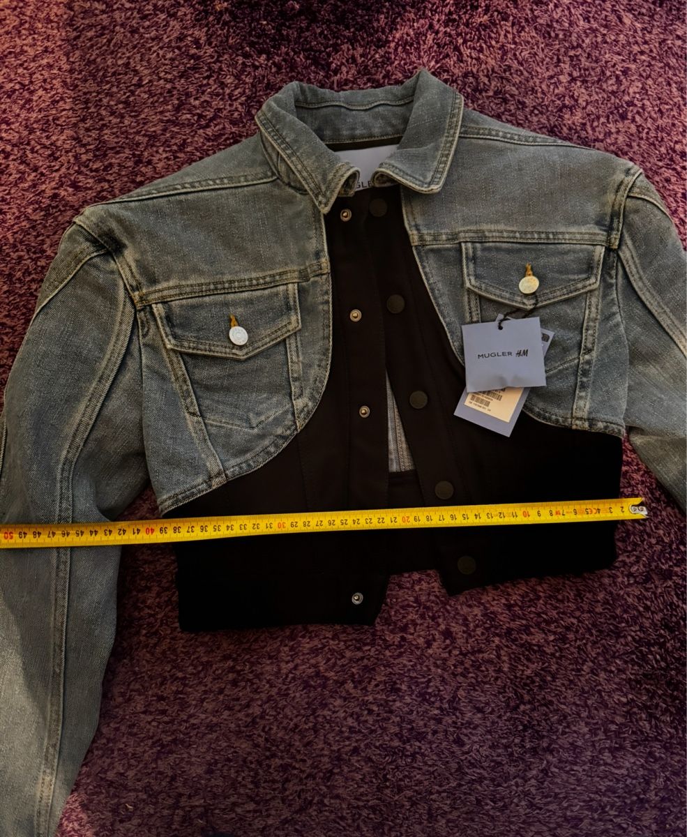 Giacche: Mugler H&M jeans Jacke NEW – Nuovo e nell'imballaggio originale da Zürich venduto da Privat4444 7