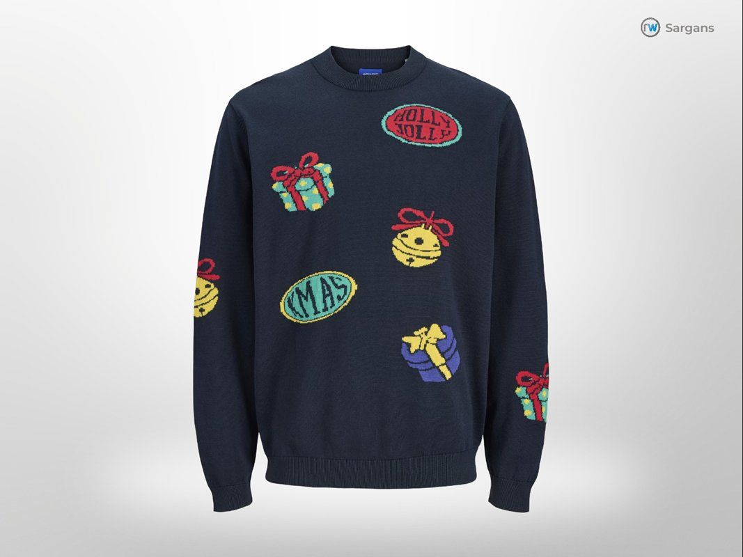 Jack & Jones Maglioni & Felpe: JACK & JONES Jorholiday Knit Crew Neck Pullover – Nuovo (secondo la descrizione) da Sargans venduto da Restwert_Sargans