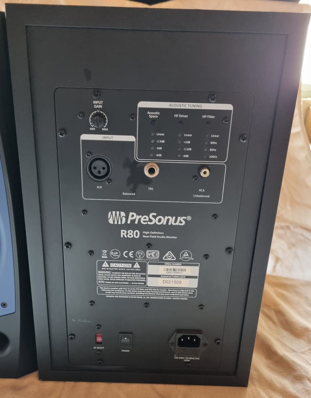 PreSonus Casse acustiche: PRESONUS R 80 Aktiv-Referenzmonitore – Usato da Tuggen venduto da logoplan 2