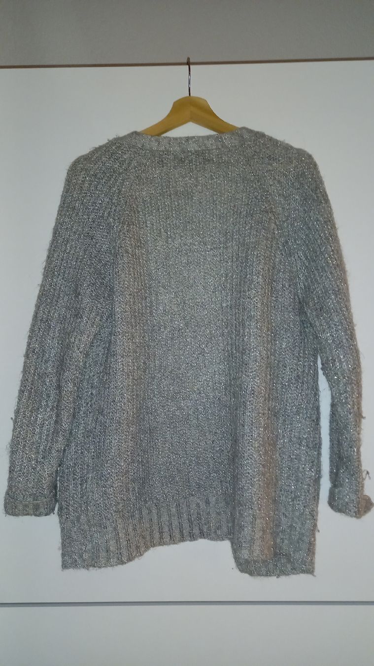 Giacche: Atmosphere Cardigan, Size 34/36, Silver Glitter – Usato da Zürich venduto da eil_ksp8 1
