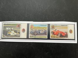 1989 Paraguay Formel 1 Satz gest.  (A557)
