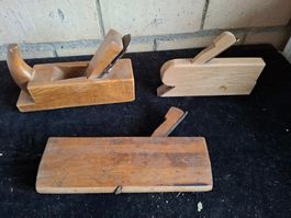 Hobel Set 3 Stk. Holz Handwerkzeuge Werkstatt gebraucht