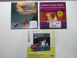 3 Hörbuch CDs Sherlock Holmes und Mimi Rutherfurt gebraucht