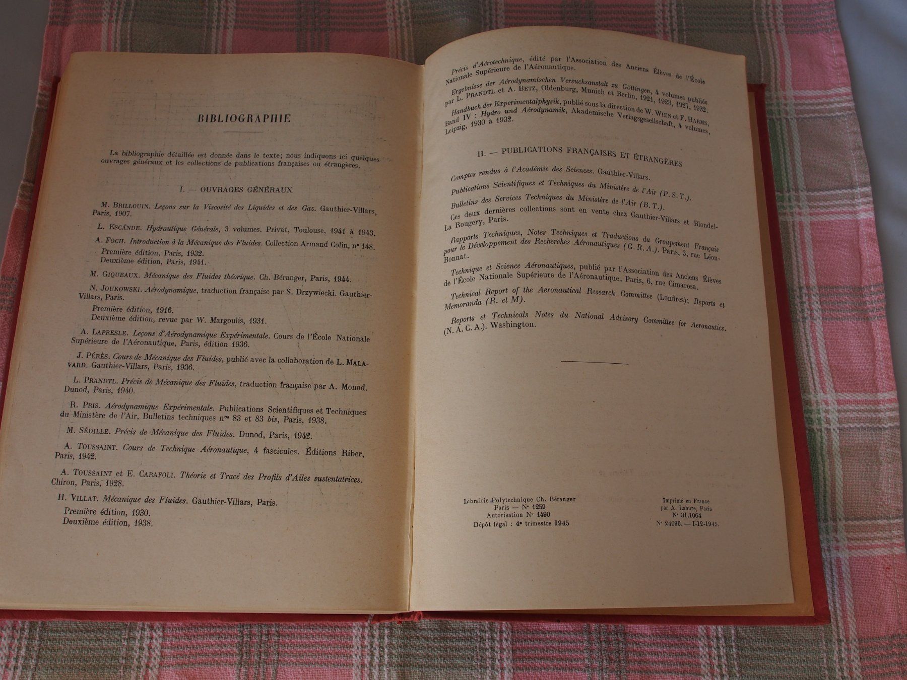 Livres: aérodynamique expérimentale p. rebuffet éd. 1945 – D'occasion à Ovronnaz par Etagne68 7