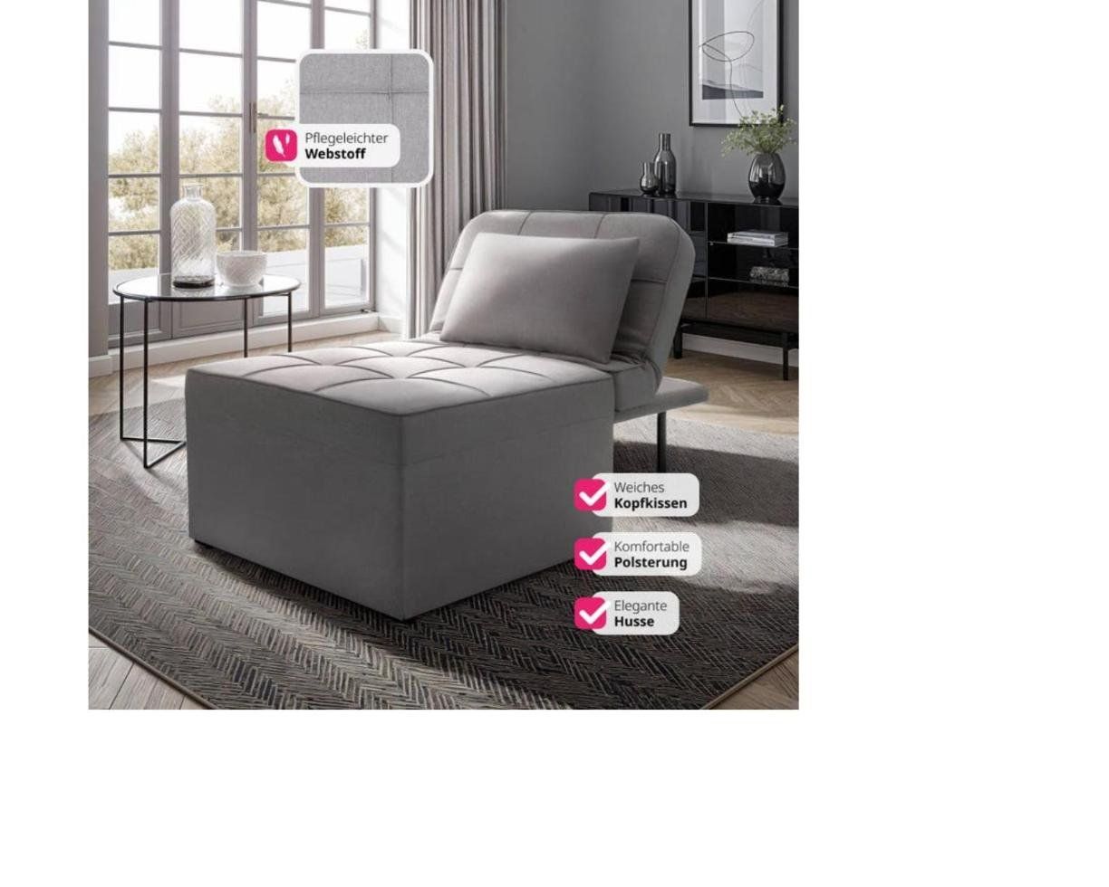 Sgabelli: Schlafhocker Ponto 4in1 grau - Gratis Versand – Nuovo e nell'imballaggio originale da Kleinwangen venduto da Maluwa_GmbH 3