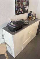 Buffet blanc laqué avec tiroirs
