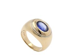 Sri Lanka Saphir Ring 18K Gelbgold *S4395