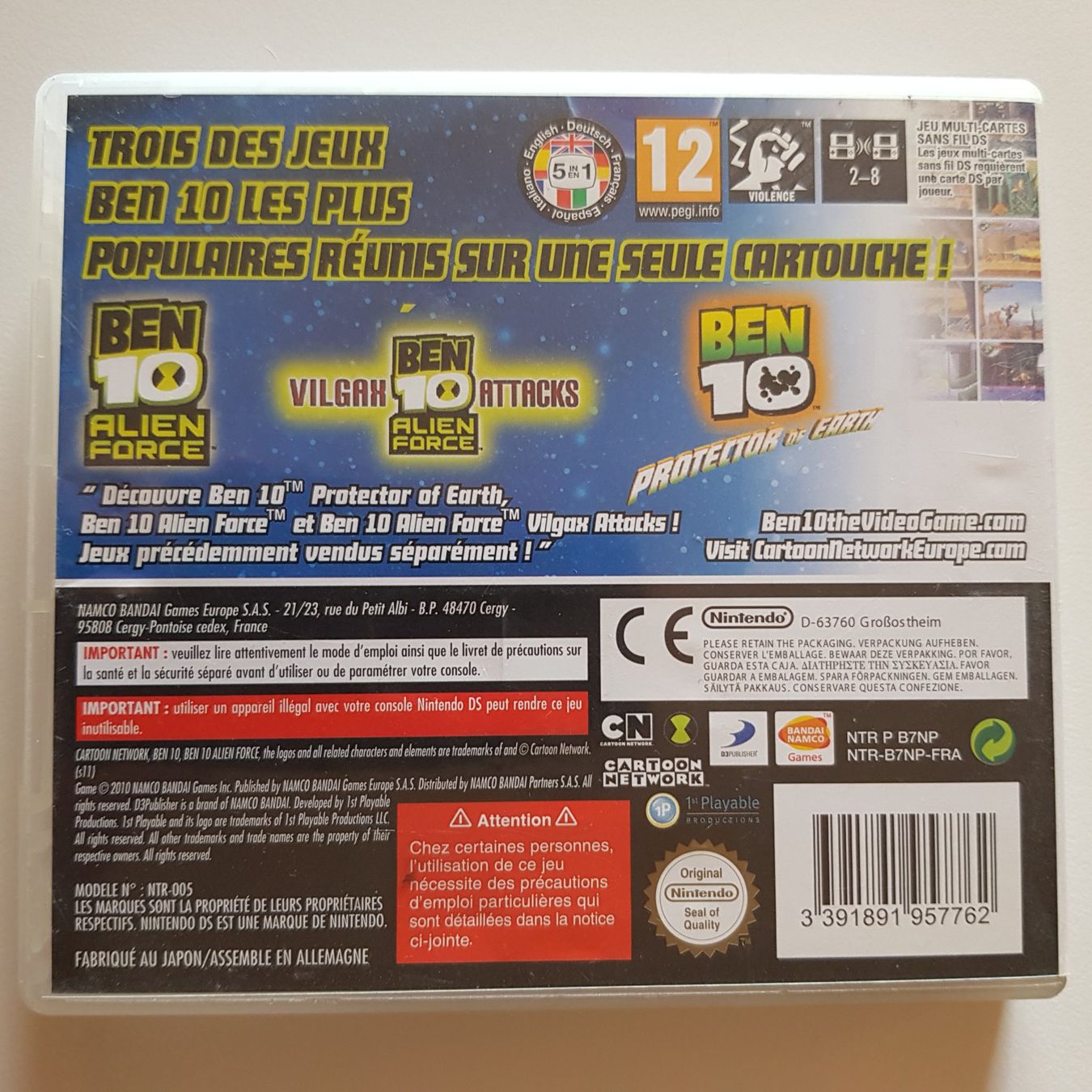 Nintendo Spiele: Ben Ten Triple Pack /DS – Gebraucht aus Münchenstein von 2DGames 1