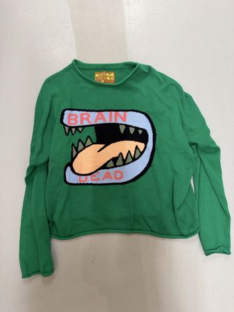Brain Dead Strickpullover grün Grösse M wie neu