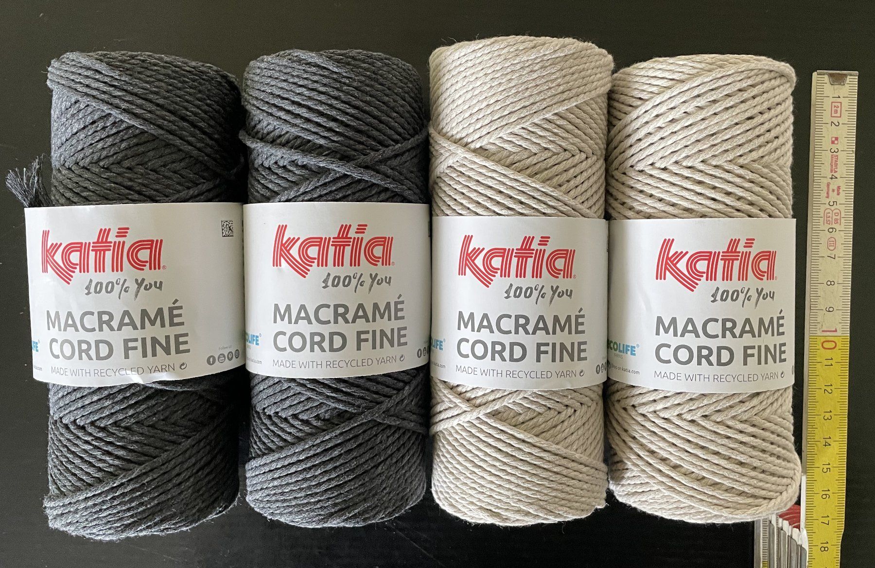 Lana: Wolle Macramé macraméwolle Basteln Stricken Hobby – Nuovo (secondo la descrizione) da Oftringen venduto da allesmeins 1