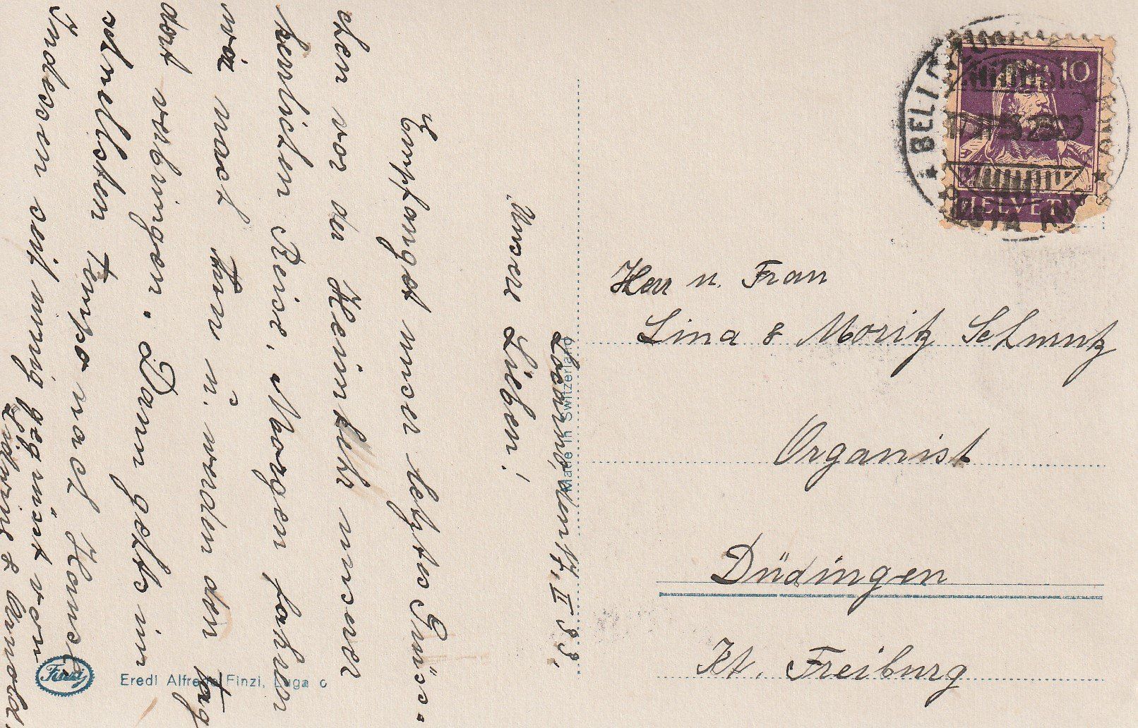 Cartoline postali: AK - Locarno - gel. 17.2.1933 – Usato da Fribourg venduto da schnalla92 1