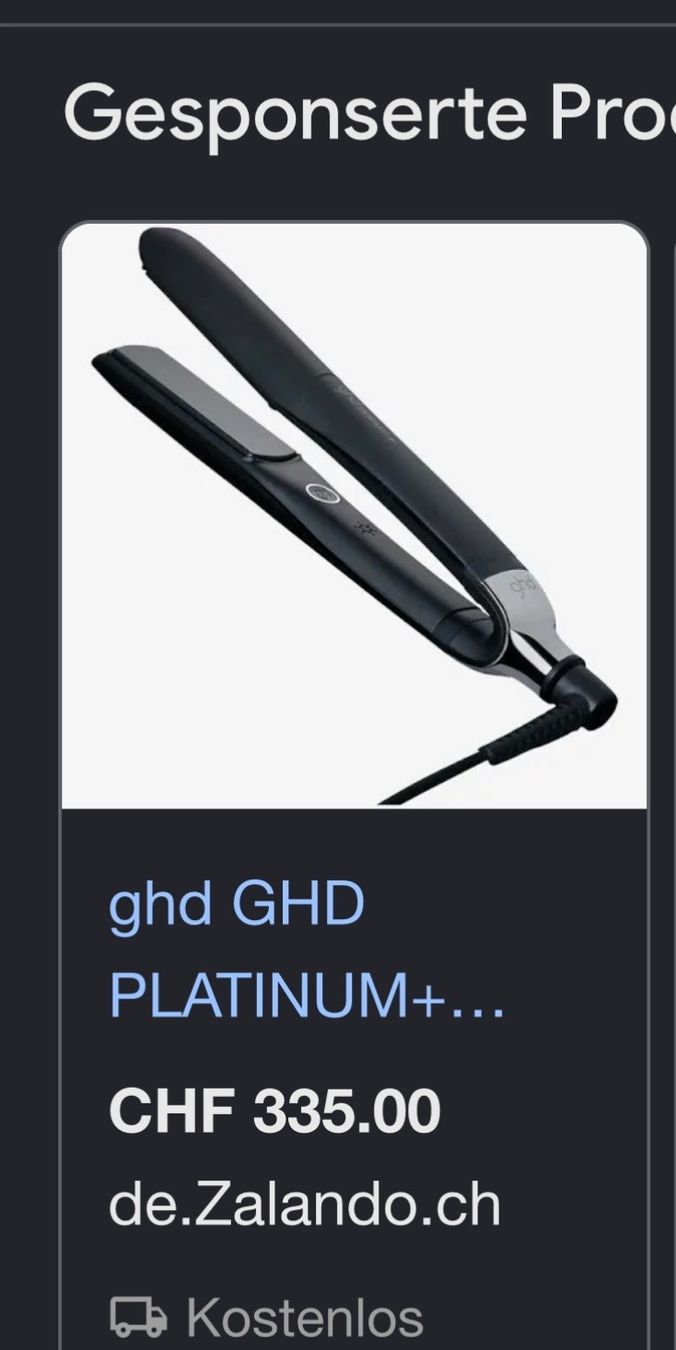 GHD Piastre & Arricciacapelli: GHD Platinium Plus Haarglätter – Usato da Basel venduto da Brunner.T 8