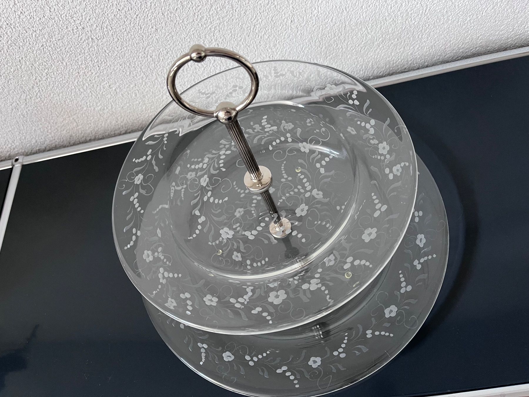 Piatti di portata: Etagère aus Glas – Nuovo (secondo la descrizione) da Uettligen venduto da Bummlerin 1