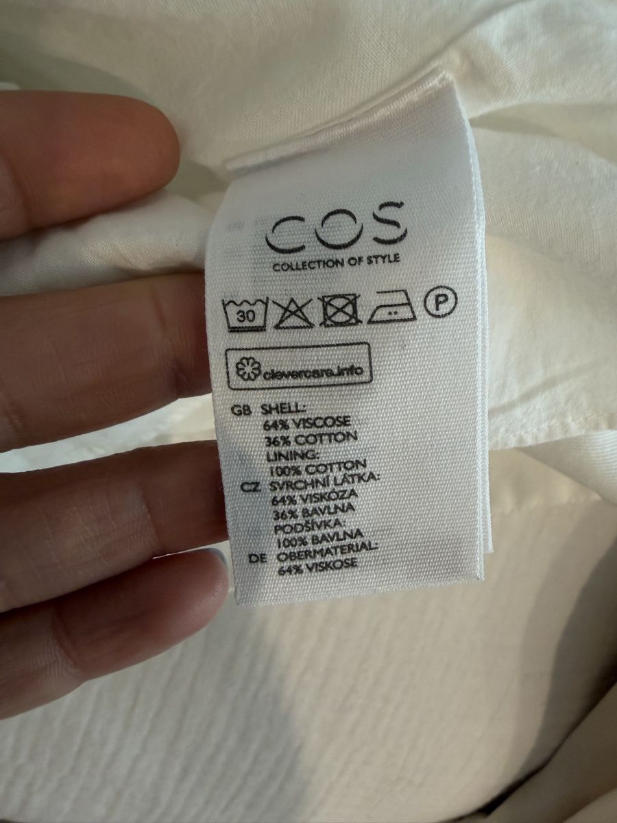 Cos Camicette: COS White Sleeveless Top - Summer Essential! – Usato da Herrliberg venduto da Tubalp 3