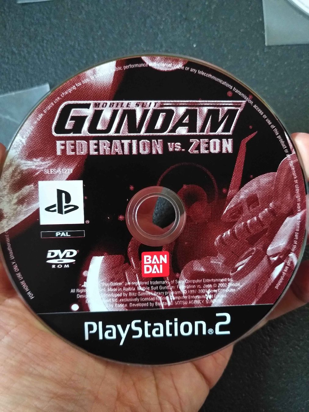 Giochi: Gundam Federation vs. Zeon PS2 - disc only, not working – Difettoso da Vuadens venduto da ila_2xqz