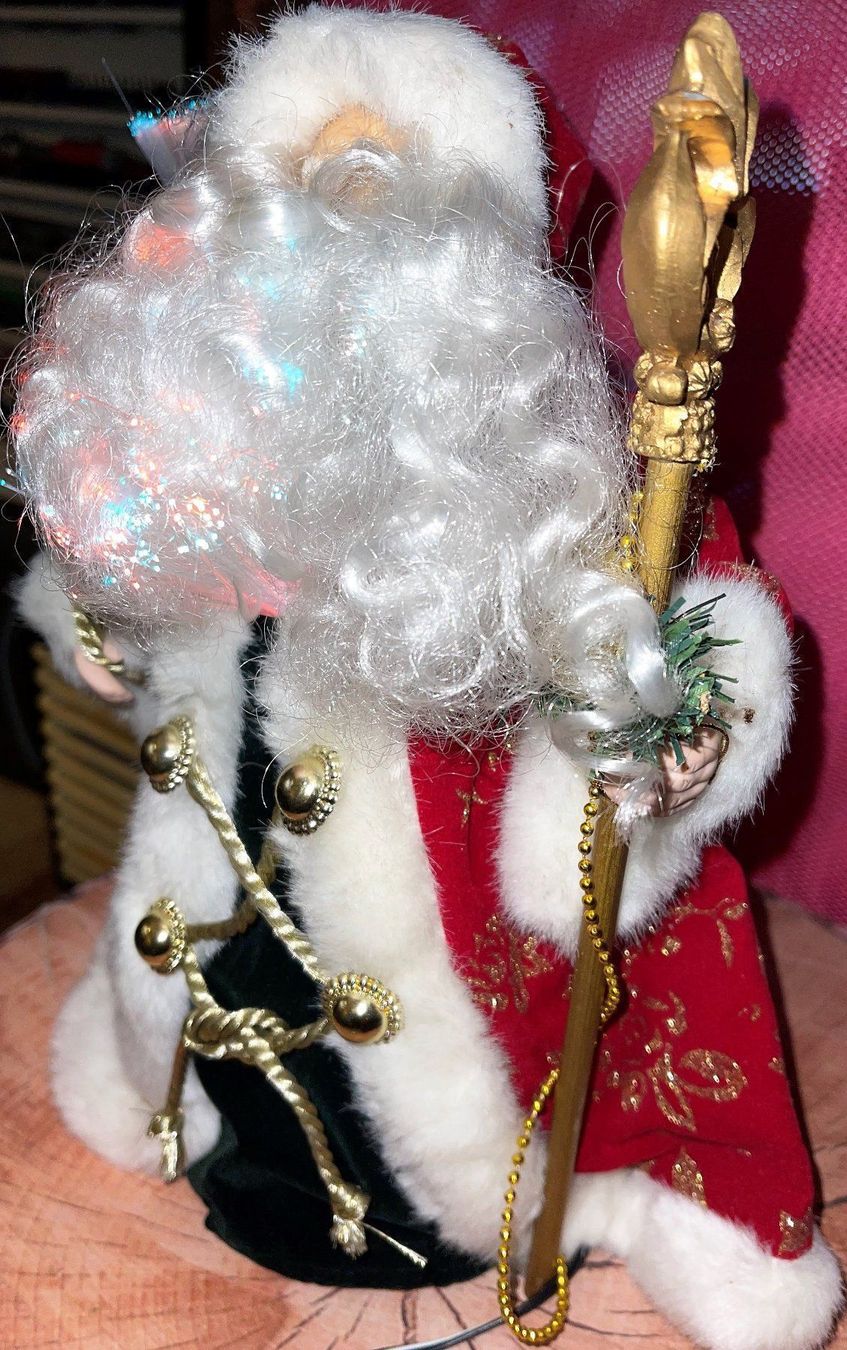 Statuette: Nikolaus mit Beleuchtung – Nuovo (secondo la descrizione) da Lutzenberg venduto da Truhe 1