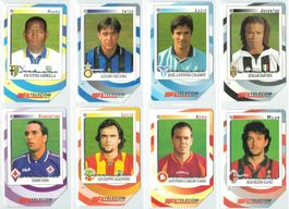 8 Telefonkarten Italien Fussballspieler