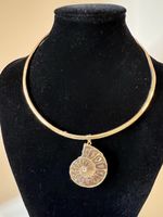 Ammonite Fossil Pendant Necklace