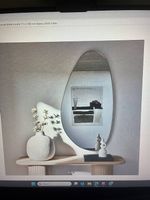 Maisons du Monde Spiegel Gold Metall Deko