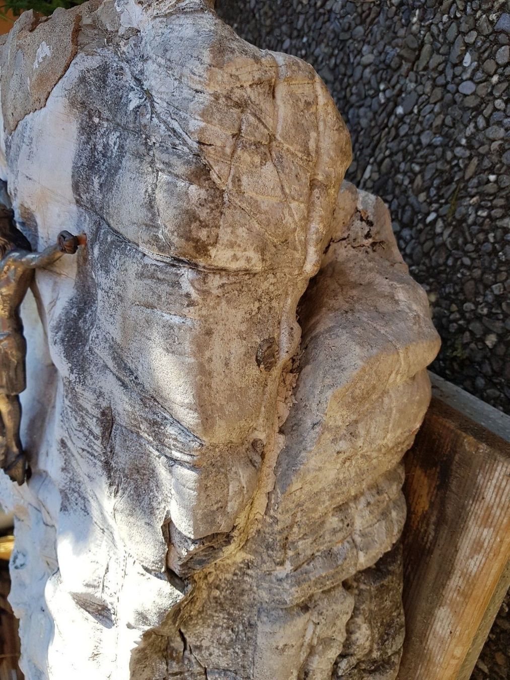 Pietre & tegole: Stein, Grabstein, Kreuz, Jesus – Difettoso da St. Antoni venduto da Mischtle 2