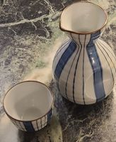 Carafe saké et tasse assortie