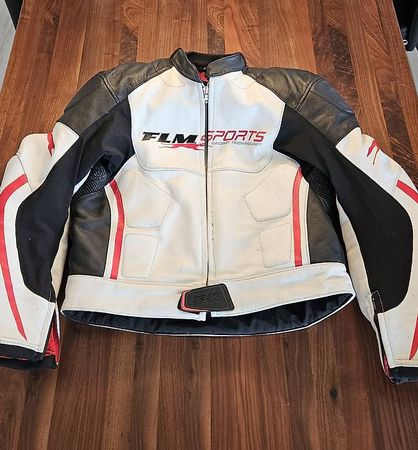 Motorrad Komplett-Kombi Echtleder FLM Sports