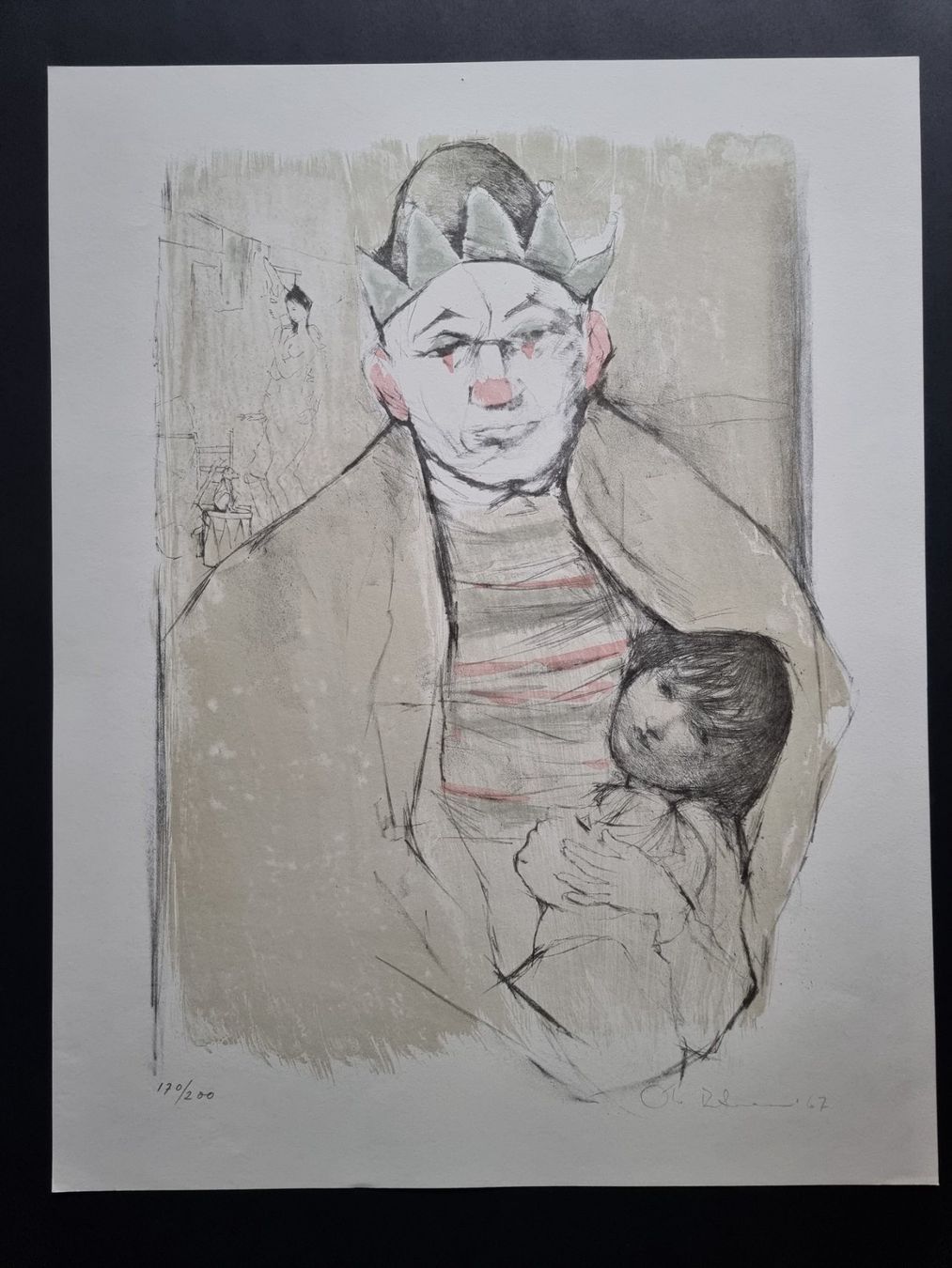 Grafiken & Lithographien: Otto Bachmann 1915-1996  LITHOGRAPHIE SIGNIERT NUMMERIERT – Gebraucht aus Gersau von grafik-kunst