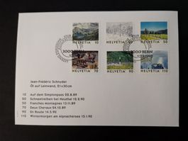 1998 FDC Bilder Schweiz MiNr: 1643-1648