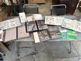 Briefmarken Sammlung Schweiz/Ausland diverse Werte Konvolut
