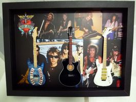 Bild BON JOVI, 3 Stk.Modell Gitarren, Unikat (B.50cmxH.37cm)
