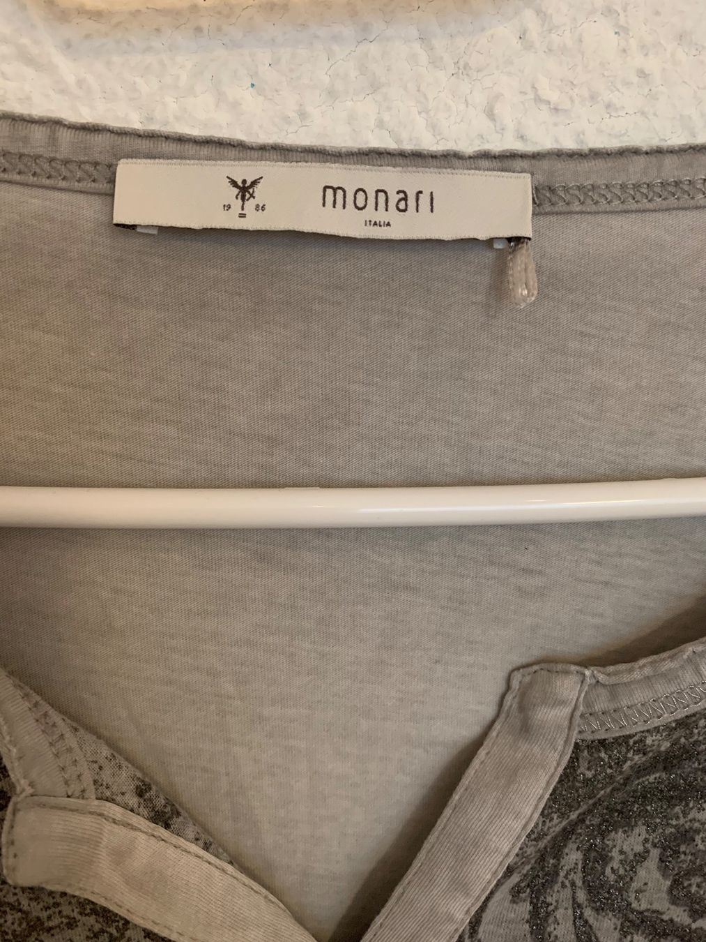Monari T-shirt: Monari Shirt langarm Glitzer Gr. S – Usato da Fislisbach venduto da KolibriSecondhand 1