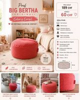 Pouf bigbertha original 