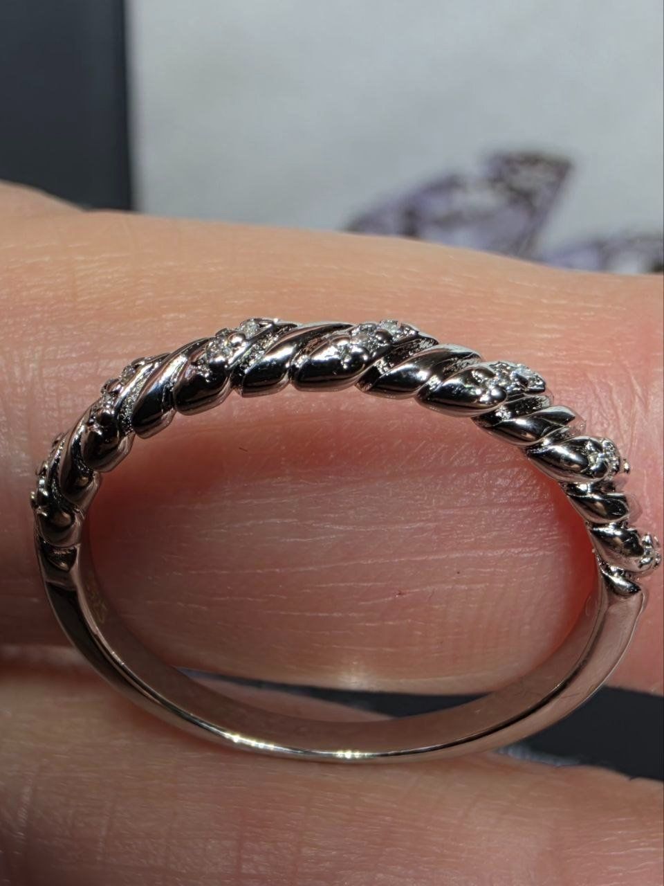 Bagues: Bague argent avec diamants de moissanite certifiés GRA – Neuf avec emballage d'origine à Reconvilier par Tsma67 2