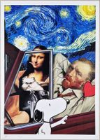 Death NYC Pop Art Druck Snoopy Love Lisa Chanel Cat Van Gogh