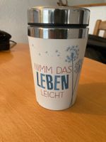 Thermobecher "Nimm das Leben leicht" für unterwegs!