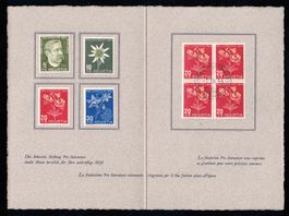 Pro Juventute Geschenk Folder 1944, kleine Auflage !