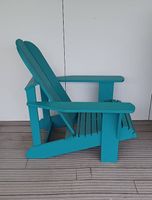 Adirondack chaise de jardin couleur bleu azur