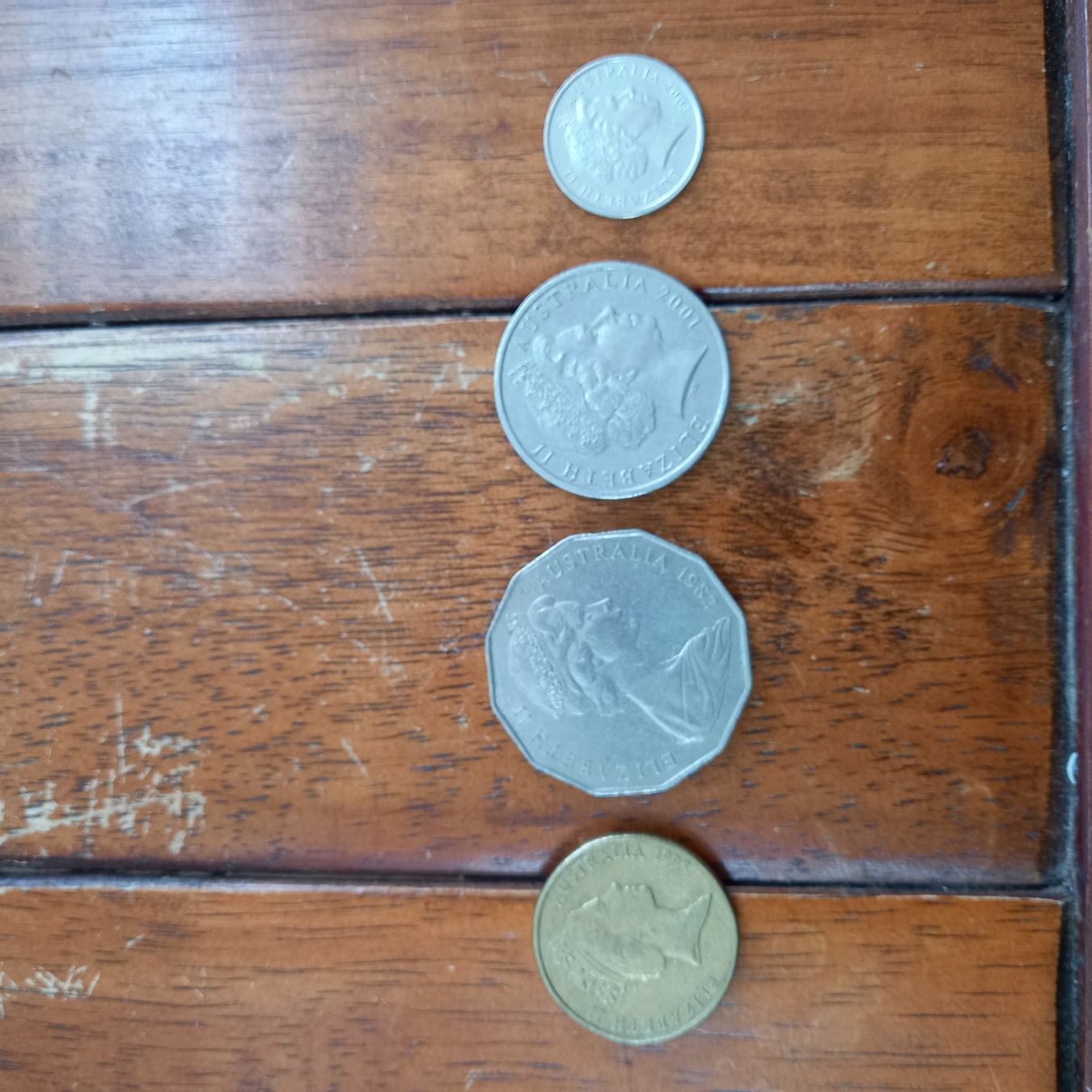 Tutti le monete: Australie 4 pièces de monnaie – Usato da St-Cergue venduto da VeganWarrior 1