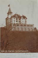 St.Gallen-Restaurant Scheffelstein  1905 Restaurantstempel.